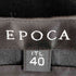エポカ Epoca シルク100 ベロア ロングギャザー レーススカート レディース 40