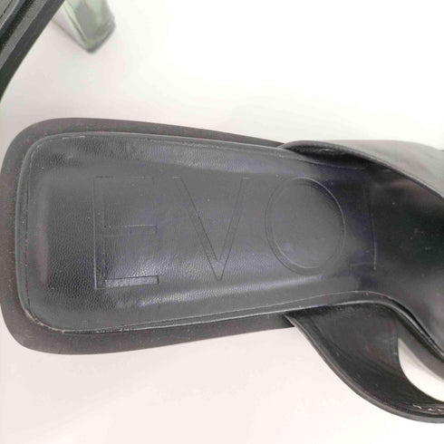 イーボル EVOL クリアヒールクロスサンダル レディース JPN:L