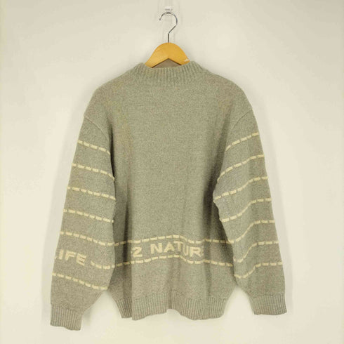 カステルバジャック castelbajac +2 NATURE フロント刺繍デザイン ハイネックニット メンズ 5