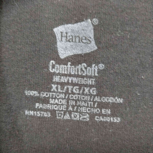 ヘインズ Hanes 両面プリントS/S TEE メンズ JPN:XL