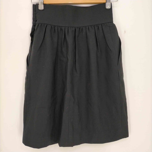 イヴサンローラン Yves Saint Laurent diffusion femmes ウールギャザースカート レディース M