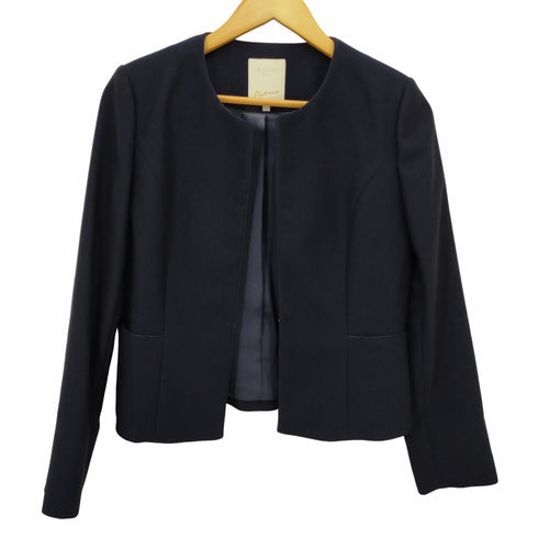 ビーミングバイビームス B:MING by BEAMS ノーカラーストレッチジャケット レディース JPN:L