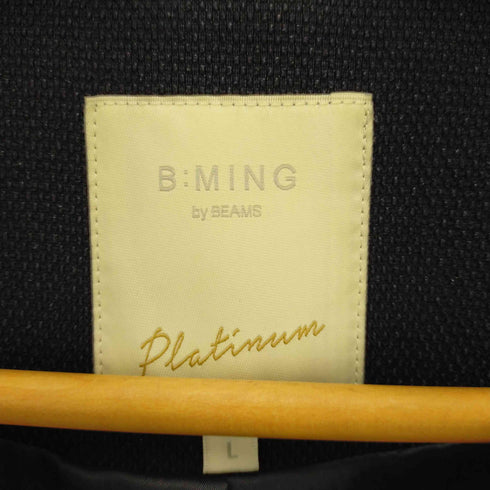 ビーミングバイビームス B:MING by BEAMS ノーカラーストレッチジャケット レディース JPN:L