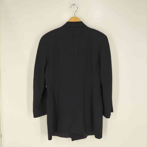 エンポリオアルマーニ EMPORIO ARMANI 80~90S イタリア製 ピークドラペル ダブルブレスト ロングテーラードジャケット メンズ EUR:48