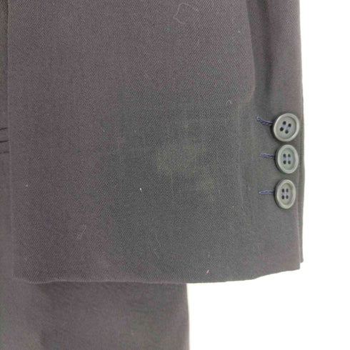 エンポリオアルマーニ EMPORIO ARMANI 80~90S イタリア製 ピークドラペル ダブルブレスト ロングテーラードジャケット メンズ EUR:48