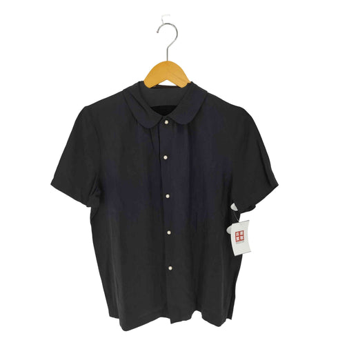 コムデギャルソン COMME des GARCONS AD1990 パールボタン レーヨンS/Sシャツ 丸襟 メンズ JPN:M