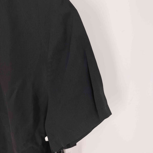 コムデギャルソン COMME des GARCONS AD1990 パールボタン レーヨンS/Sシャツ 丸襟 メンズ JPN:M
