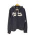 アバクロンビーアンドフィッチ Abercrombie & Fitch オーバーサイズ ジップパーカー フェード ダメージ加工 メンズ import:XL