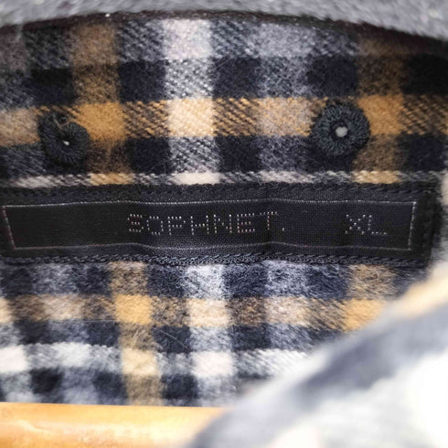 ソフネット SOPHNET. SCORPION B.D SHIRT ライトネルシャツ チェック メンズ JPN:XL