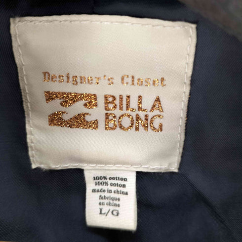 ビラボン BILLABONG コーデュロイスタジャン 襟付き バックステッチ レディース JPN:L