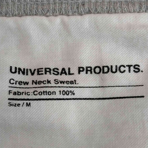 ユニバーサルプロダクツ UNIVERSAL PRODUCTS プルオーバースウェットトップス クルーネックトレーナー レディース JPN:M