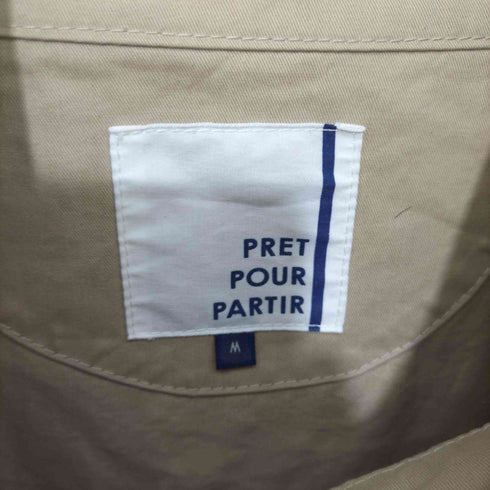 プレ プール パルティール PRET POUR PARTIR ブルガリア製 スタンドカラー オーバーコート メンズ