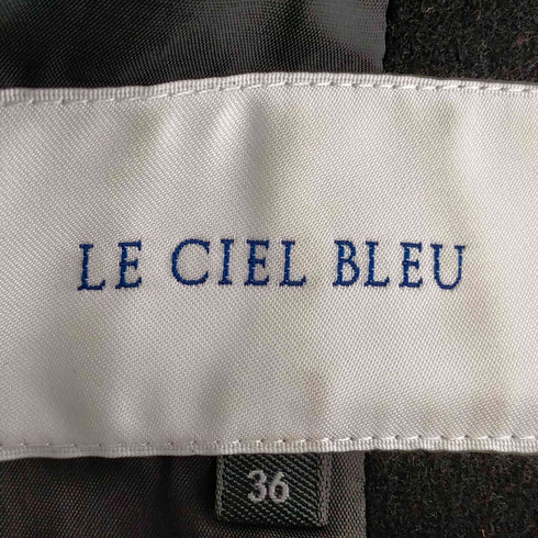 ルシェルブルー LE CIEL BLEU ベルトオーバーコート チェスターコート レディース 36