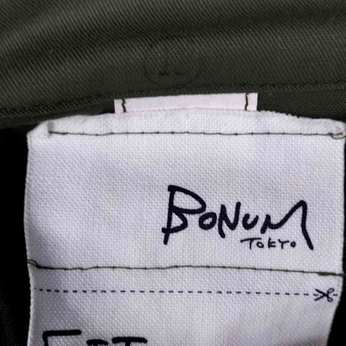 ボナム BONUM サイドレース L/S ミリタリー シャツ ブラウス ライト ジャケット レディース FREE