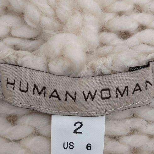 ヒューマンウーマン HUMAN WOMAN ニットダッフル レディース JPN:2
