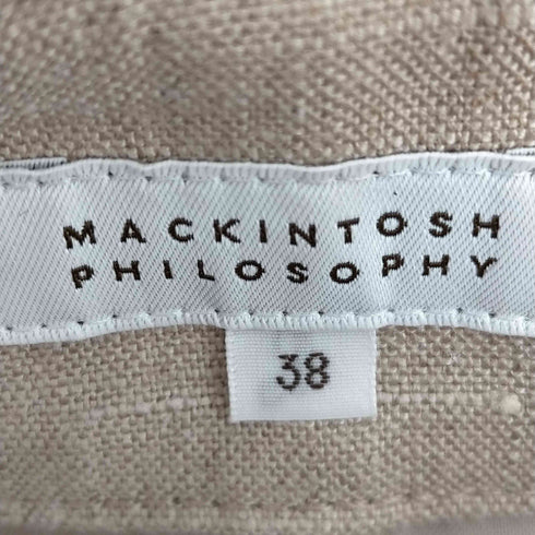 マッキントッシュフィロソフィー MACKINTOSH PHILOSOPHY リネンスカート レディース EUR:38