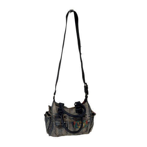 デジグアル Desiqual ビジューデニムハンドバッグ レディース