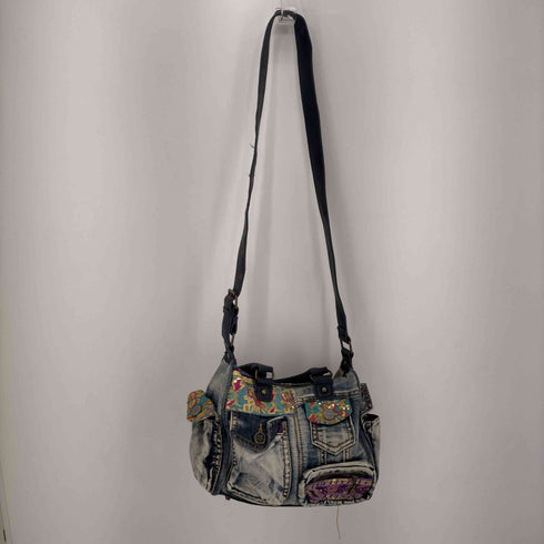デジグアル Desiqual ビジューデニムハンドバッグ レディース