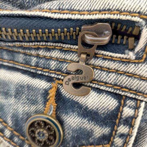 デジグアル Desiqual ビジューデニムハンドバッグ レディース