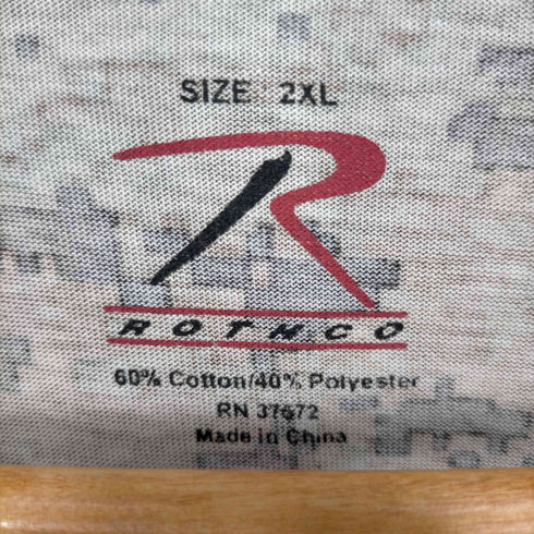 ロスコ ROTHCO 迷彩 両面プリントS/S TEE メンズ JPN:XXL