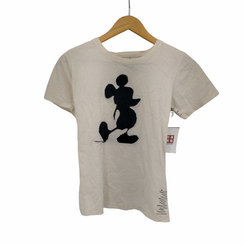 BELIGION バックレースアップキャラクタープリントTシャツ レディース