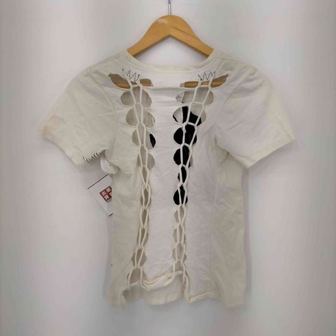 BELIGION バックレースアップキャラクタープリントTシャツ レディース