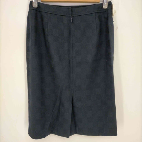 アクアスキュータム AQUASCUTUM シャドーチェック ウール タイトスカート レディース 9