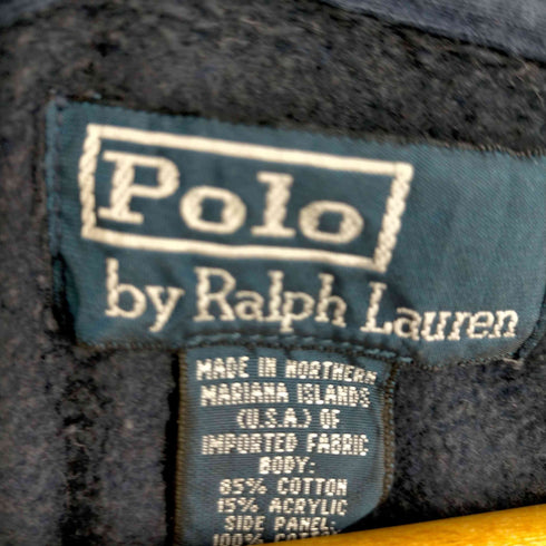 ポロラルフローレン POLO RALPH LAUREN 90s ポニー刺しゅう クルーネックスウェット メンズ JPN:XL