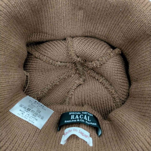 ラカル RACAL Roll Knit Cap ロールニットキャップ メンズ FREE