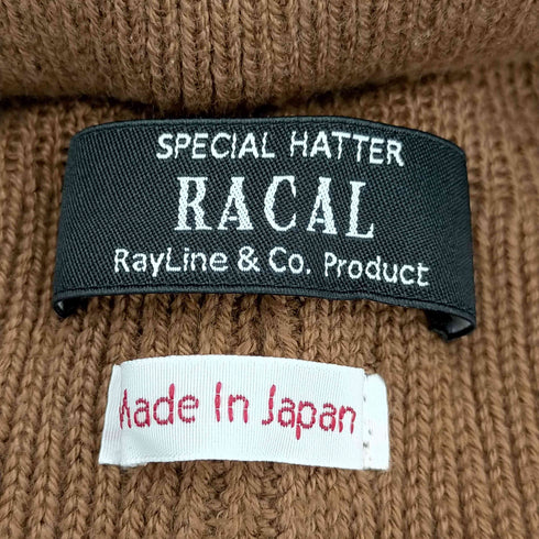 ラカル RACAL Roll Knit Cap ロールニットキャップ メンズ FREE