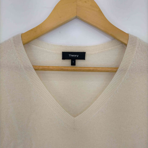 セオリー theory カシミヤ100 Vネックニット レディース import:S