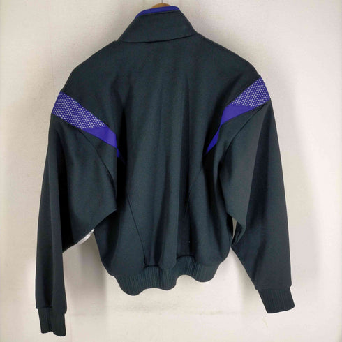 アディダス adidas 90s デサント製 トレフォイルロゴ刺しゅう トラックジャケット 短丈 メンズ JPN:L