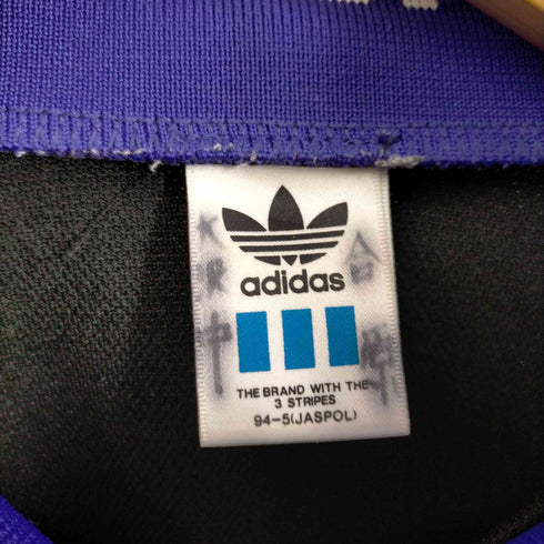 アディダス adidas 90s デサント製 トレフォイルロゴ刺しゅう トラックジャケット 短丈 メンズ JPN:L