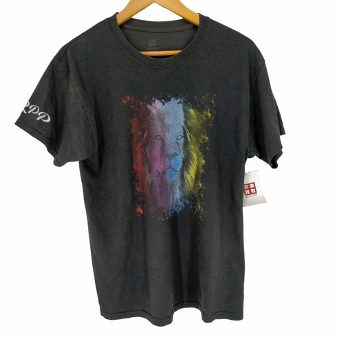 ヘインズ Hanes 両面プリントS/S TEE メンズ JPN:M