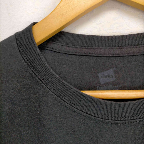 ヘインズ Hanes 両面プリントS/S TEE メンズ JPN:M