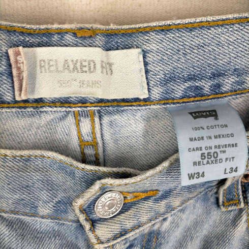 リーバイス Levis 550 relaxed fit ワイドデニム メンズ 34/34