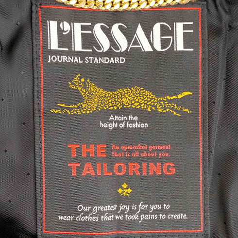 ジャーナルスタンダードレサージュ JOURNAL STANDARD Lessage ノーカラーテーラードジャケット レディース JPN:1