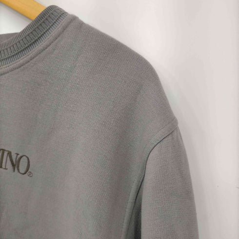 ジャンニヴァレンティノ GIANNI VALENTINO フロント刺繍クルーネックスウェット メンズ import:L