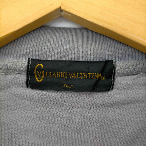 ジャンニヴァレンティノ GIANNI VALENTINO フロント刺繍クルーネックスウェット メンズ import:L