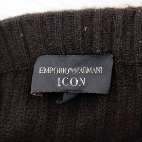 エンポリオアルマーニ EMPORIO ARMANI ICON モックネックリブニット メンズ