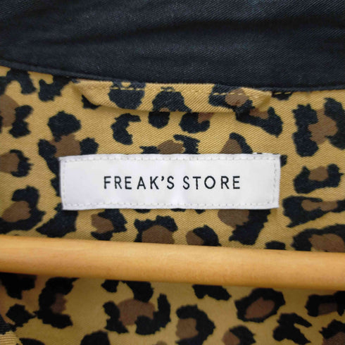 フリークスストア FREAKS STORE レオパード切替ボウリングシャツ メンズ JPN:L