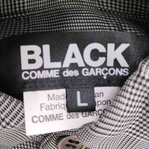 ブラックコムデギャルソン BLACK COMME des GARCONS グレンチェック S/Sシャツ メンズ JPN:L