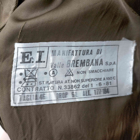 80s イタリア軍 トレンチコート メンズ