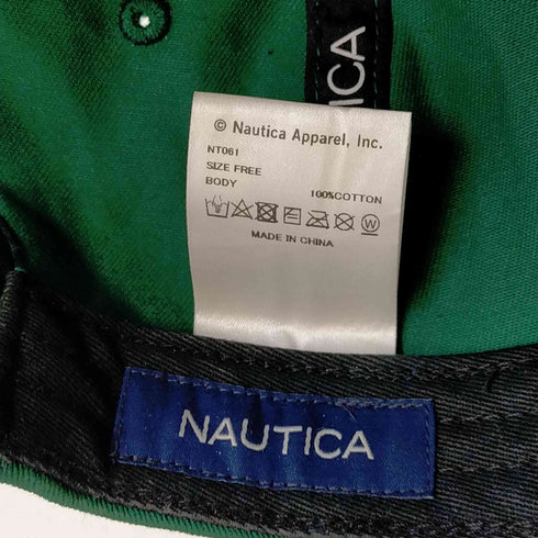 ノーティカ NAUTICA ロゴ 刺繍 ベースボール キャップ メンズ FREE