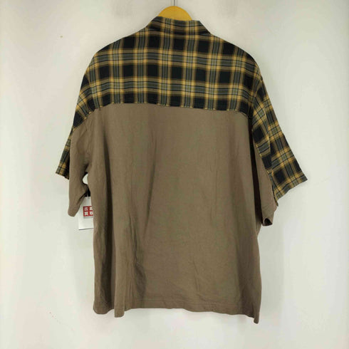 アンダーカバーイズム UNDERCOVERISM 23SS PeツイルCK/天竺切替半袖シャツ メンズ JPN:3