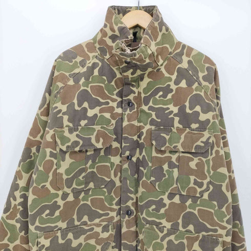 ウールリッチ WOOLRICH USA製 白タグ ダックハンターカモ 中綿 マウンテンパーカー メンズ import:M