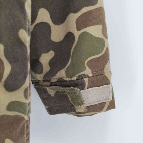 ウールリッチ WOOLRICH USA製 白タグ ダックハンターカモ 中綿 マウンテンパーカー メンズ import:M