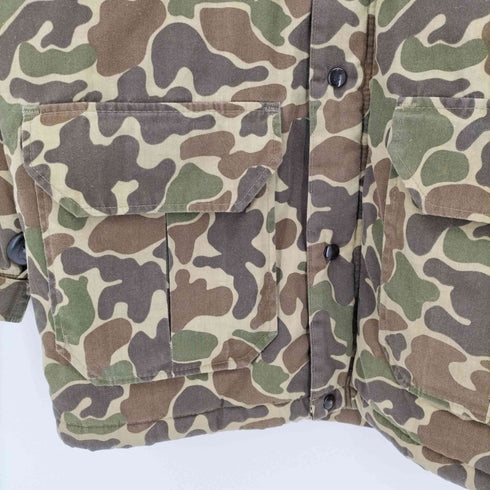 ウールリッチ WOOLRICH USA製 白タグ ダックハンターカモ 中綿 マウンテンパーカー メンズ import:M