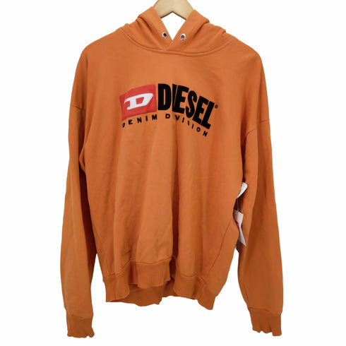 ディーゼル DIESEL ロゴ刺繍プルオーバーフーディー メンズ