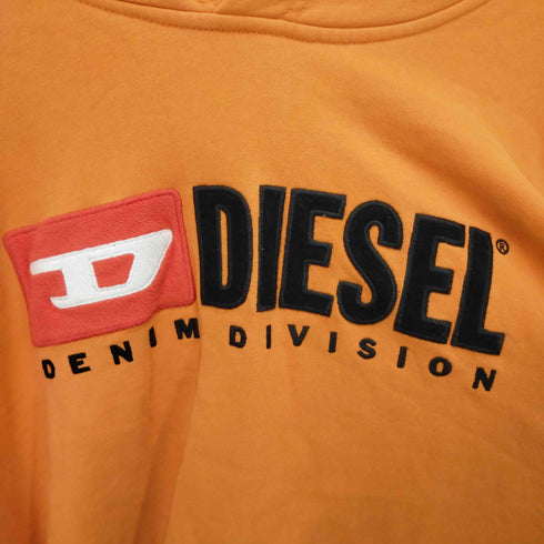 ディーゼル DIESEL ロゴ刺繍プルオーバーフーディー メンズ